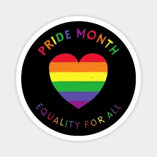 Pride Month Equality For All Magnet